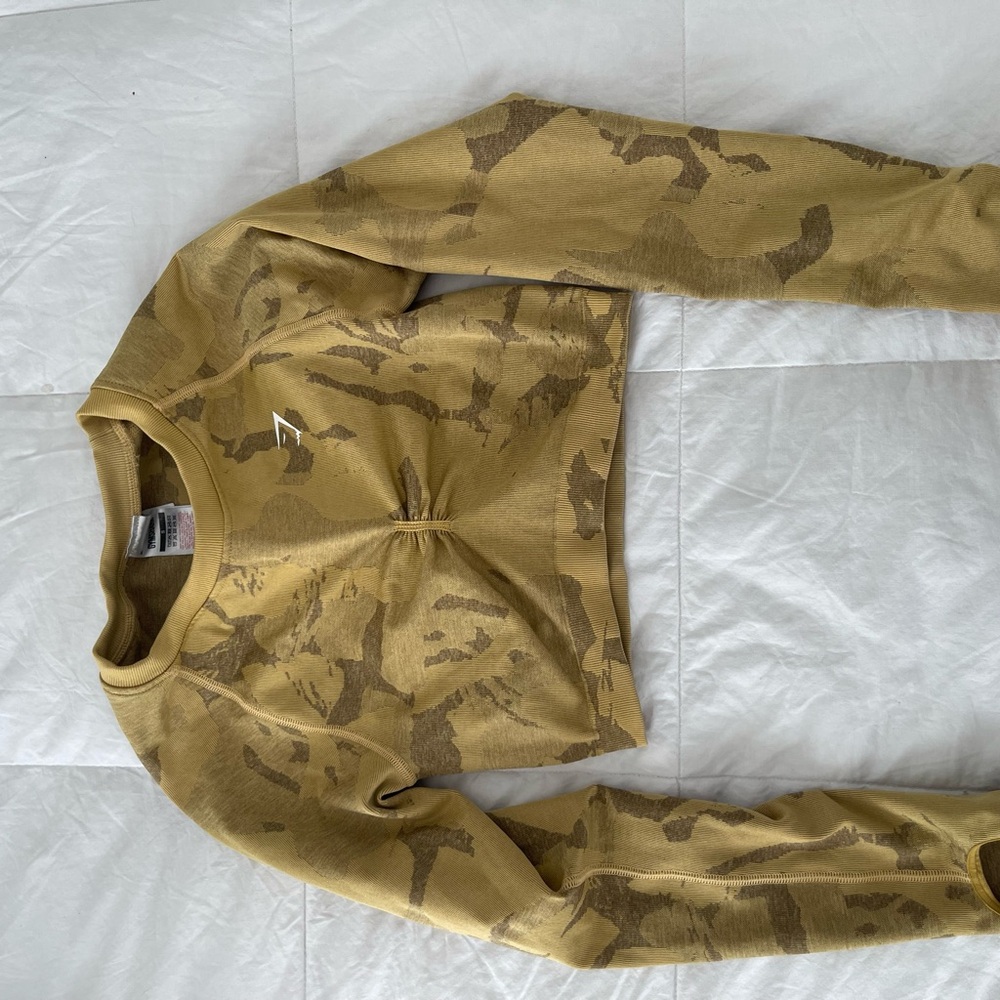 Gymshark Camo Crop Top